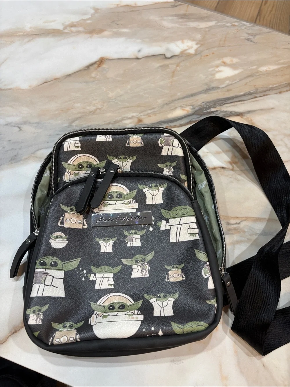 Petunia Pickle Bottom Disney Star Wars Baby Yoda Criss-cross Sling Bag